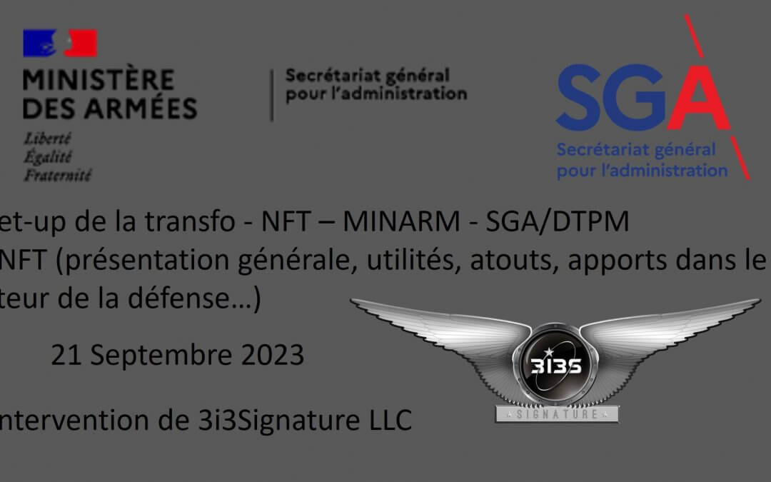 Ministere des armée – SGA – Meet up de la Transfo – Paris