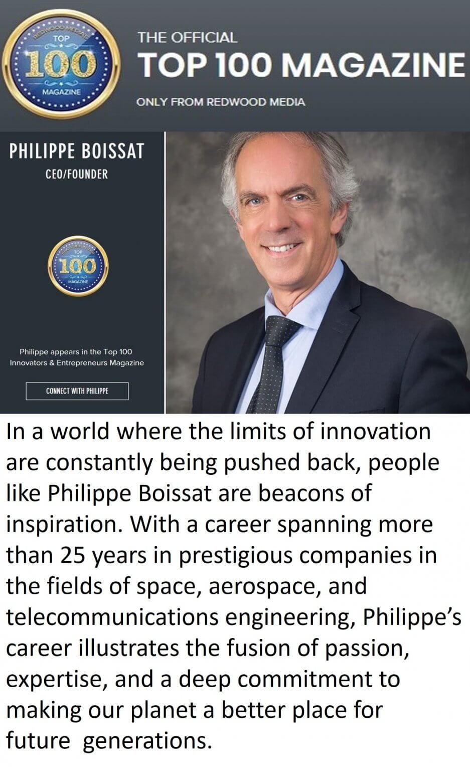 TOP 100 Innovators & Entrepreneurs Magazine