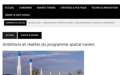 S&D MAGAZINE Programme Spatial Iranien
