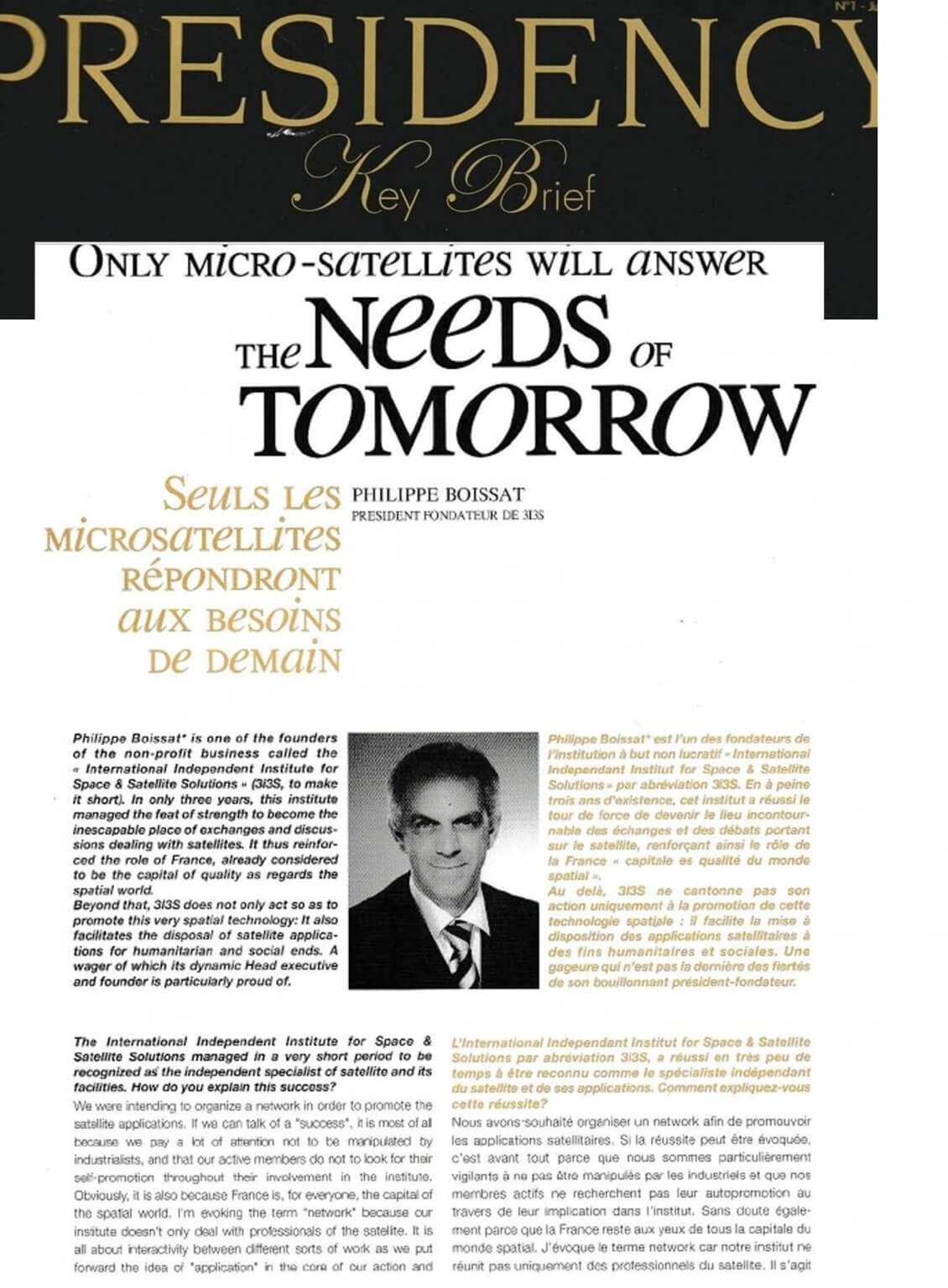 PRESIDENCY  Key Brief